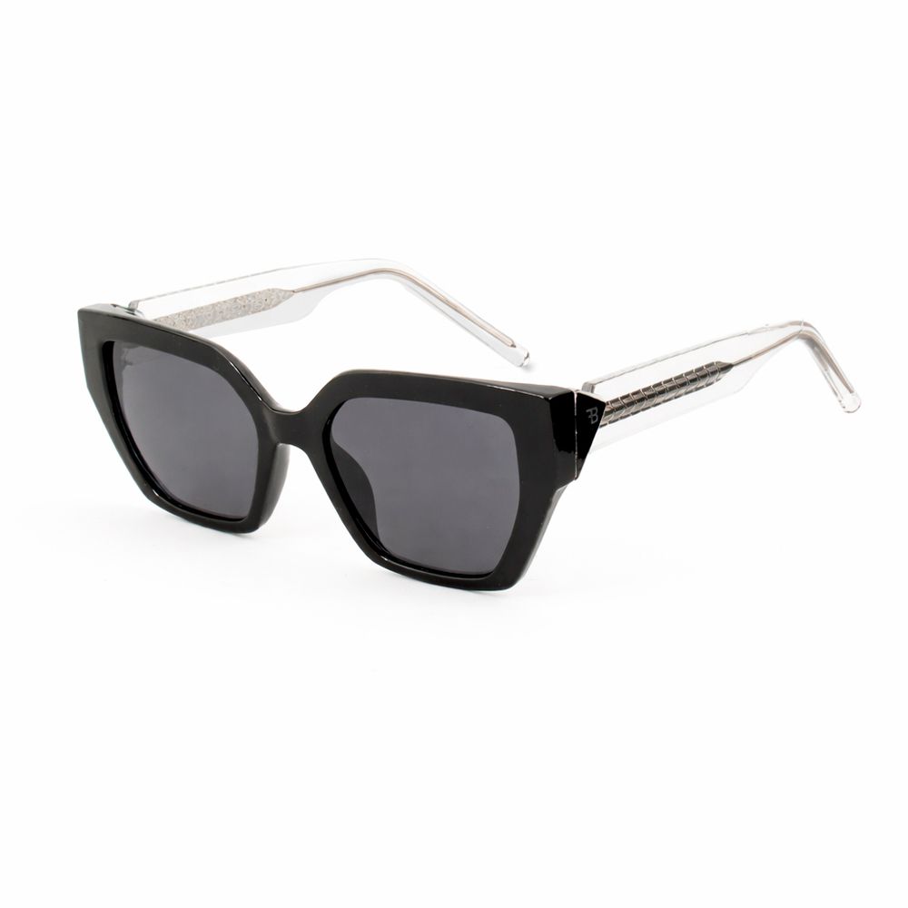 Bobroff Black Acetate Sunglasses Bobroff