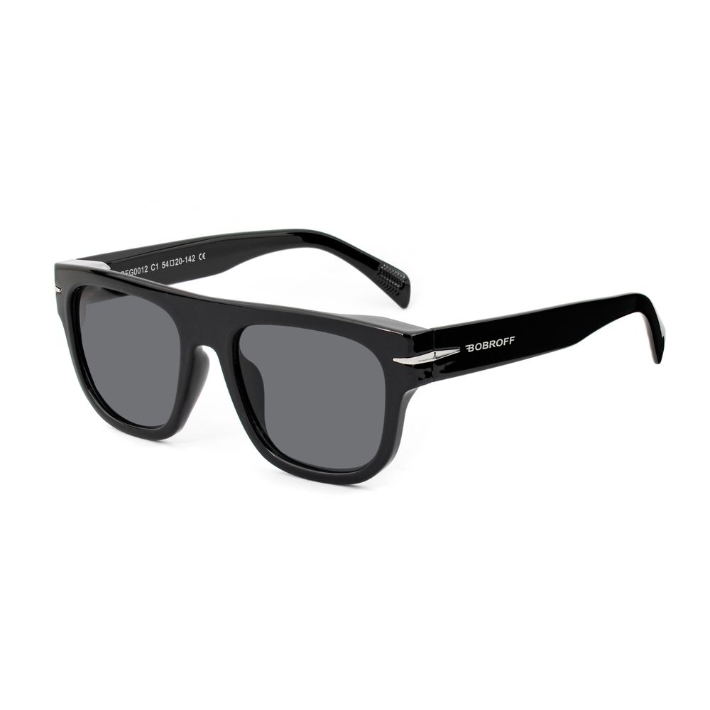Bobroff Black Acetate Sunglasses Bobroff
