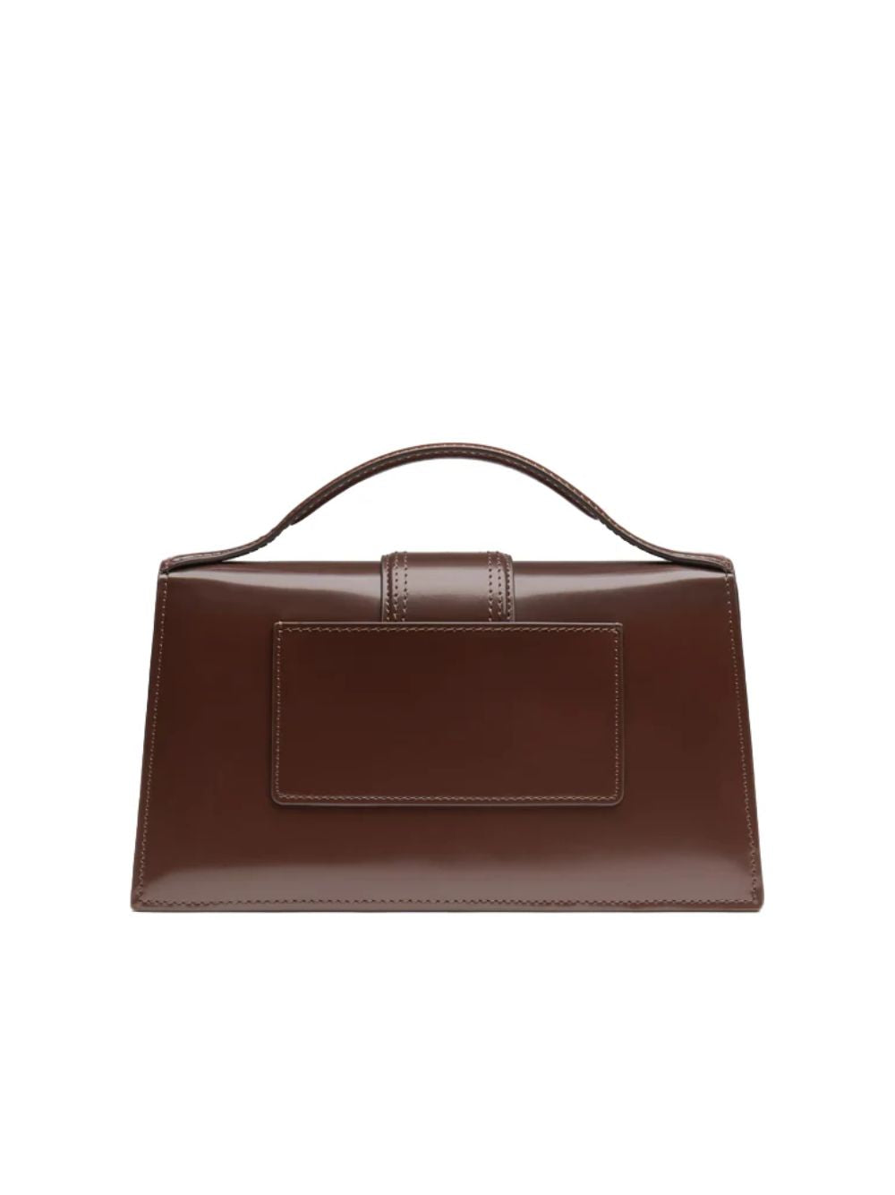 Jacquemus Midnight brown Leather Le Grand Bambino Handbag Jacquemus