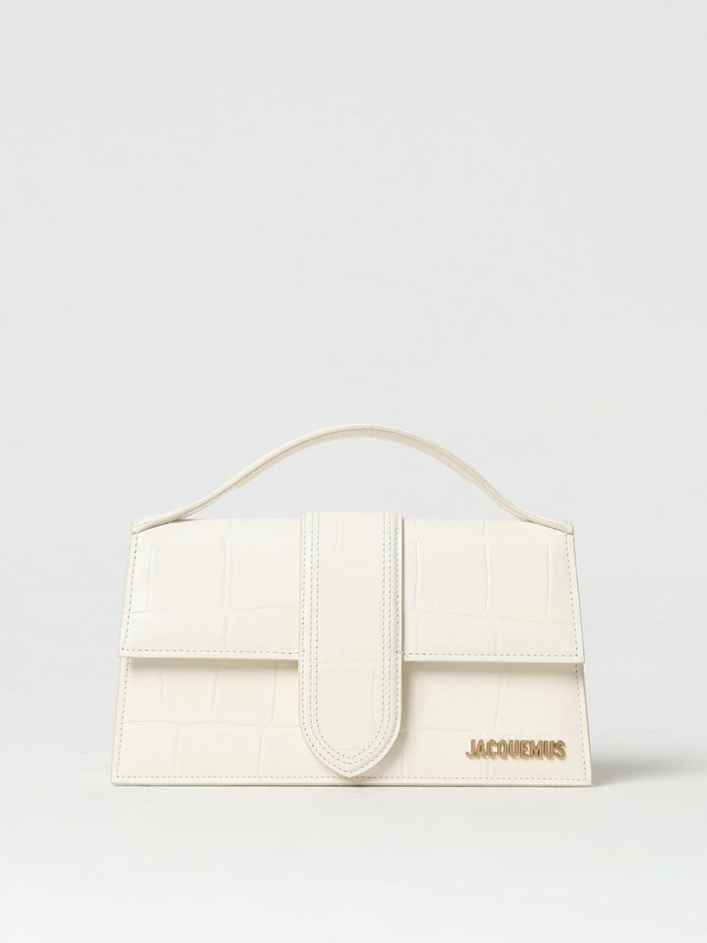 Jacquemus Ivory Cocco Le Grand Bambino Handbag Jacquemus