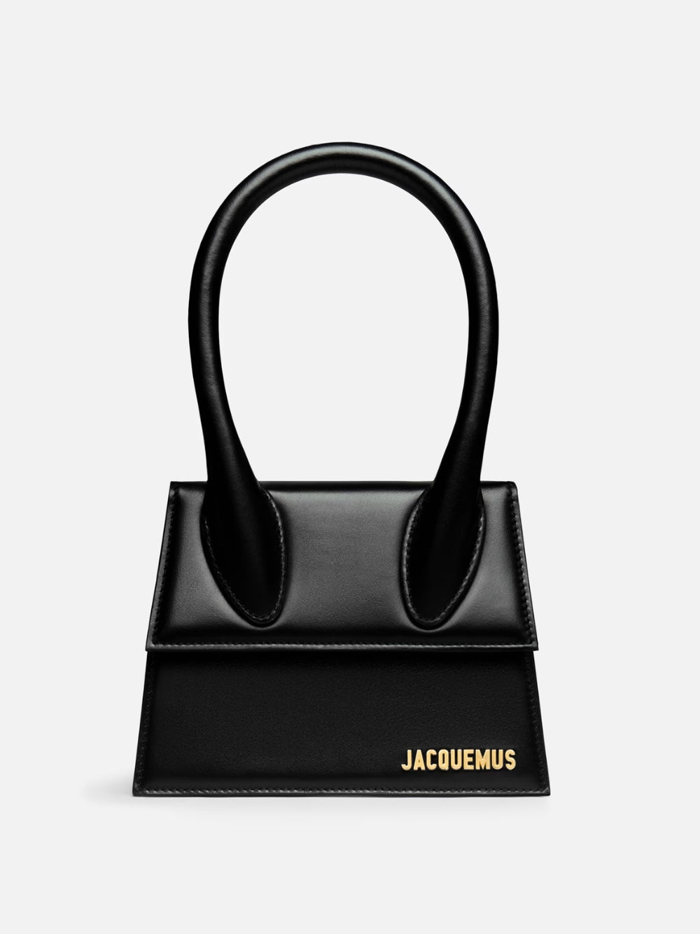 Jacquemus Black  leather Le Chiquito moyen bag Jacquemus