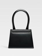 Jacquemus Black  leather Le Chiquito moyen bag Jacquemus