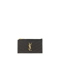 Saint Laurent Black Calf Leather Bos Taurus Wallet Saint Laurent