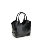 Miu Miu Black Calf Leather Bos Taurus Handbag Miu Miu