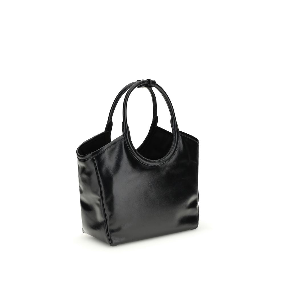 Miu Miu Black Calf Leather Bos Taurus Handbag Miu Miu