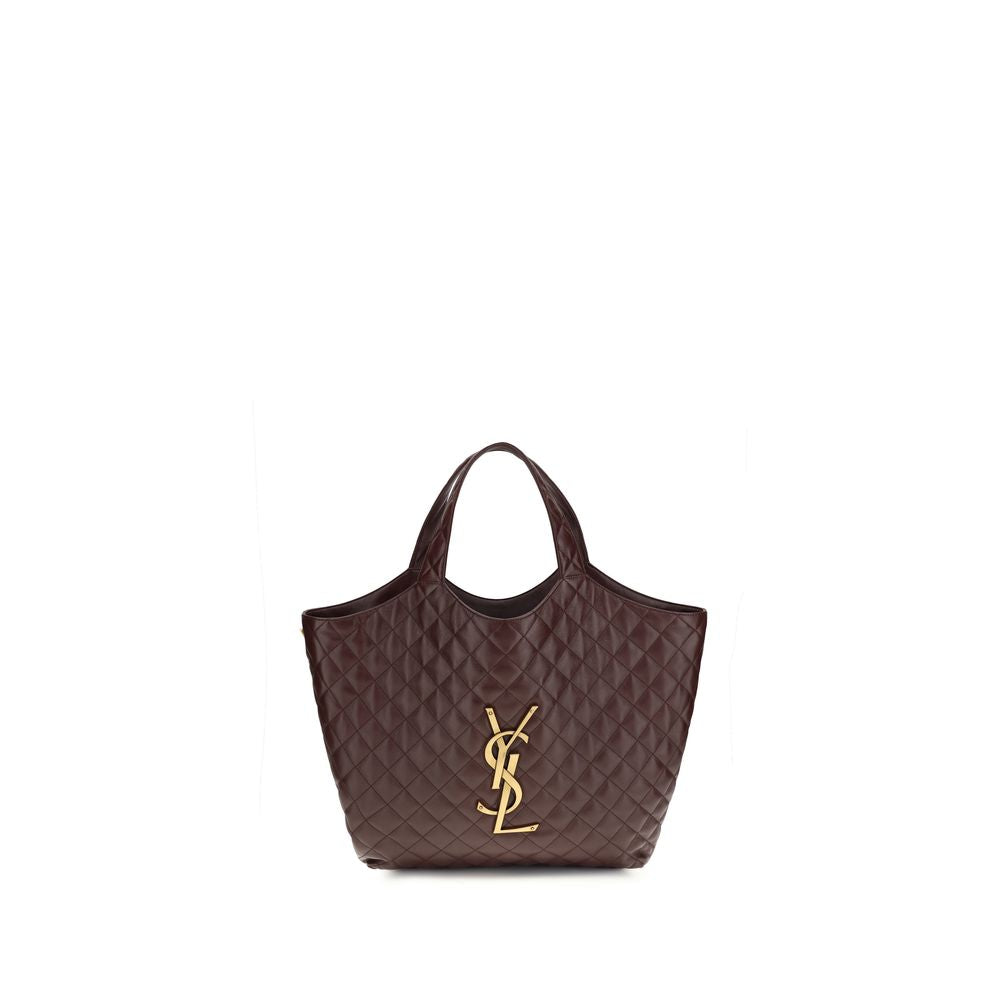 Saint Laurent Icare schoudertas in bordeaux lamsleer Saint Laurent