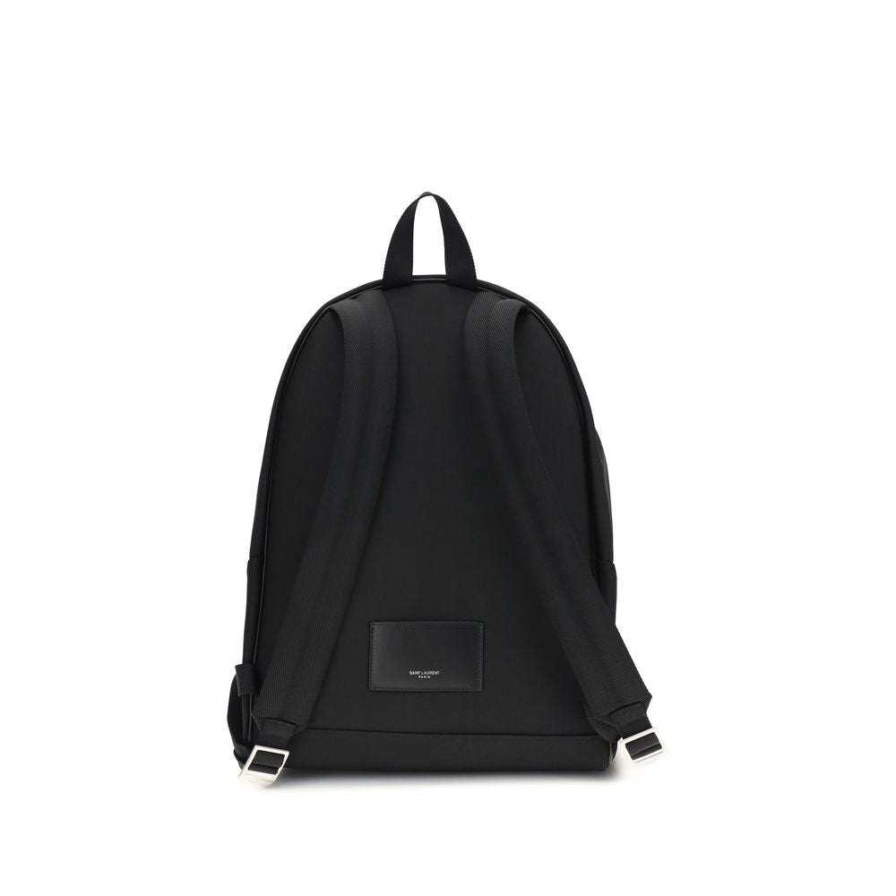 Saint Laurent Black Fabric Backpack Saint Laurent