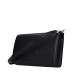 Jimmy Choo clutch in zwart leer Jimmy Choo