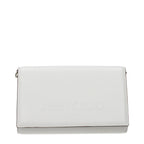 Jimmy Choo clutch in wit leer Jimmy Choo