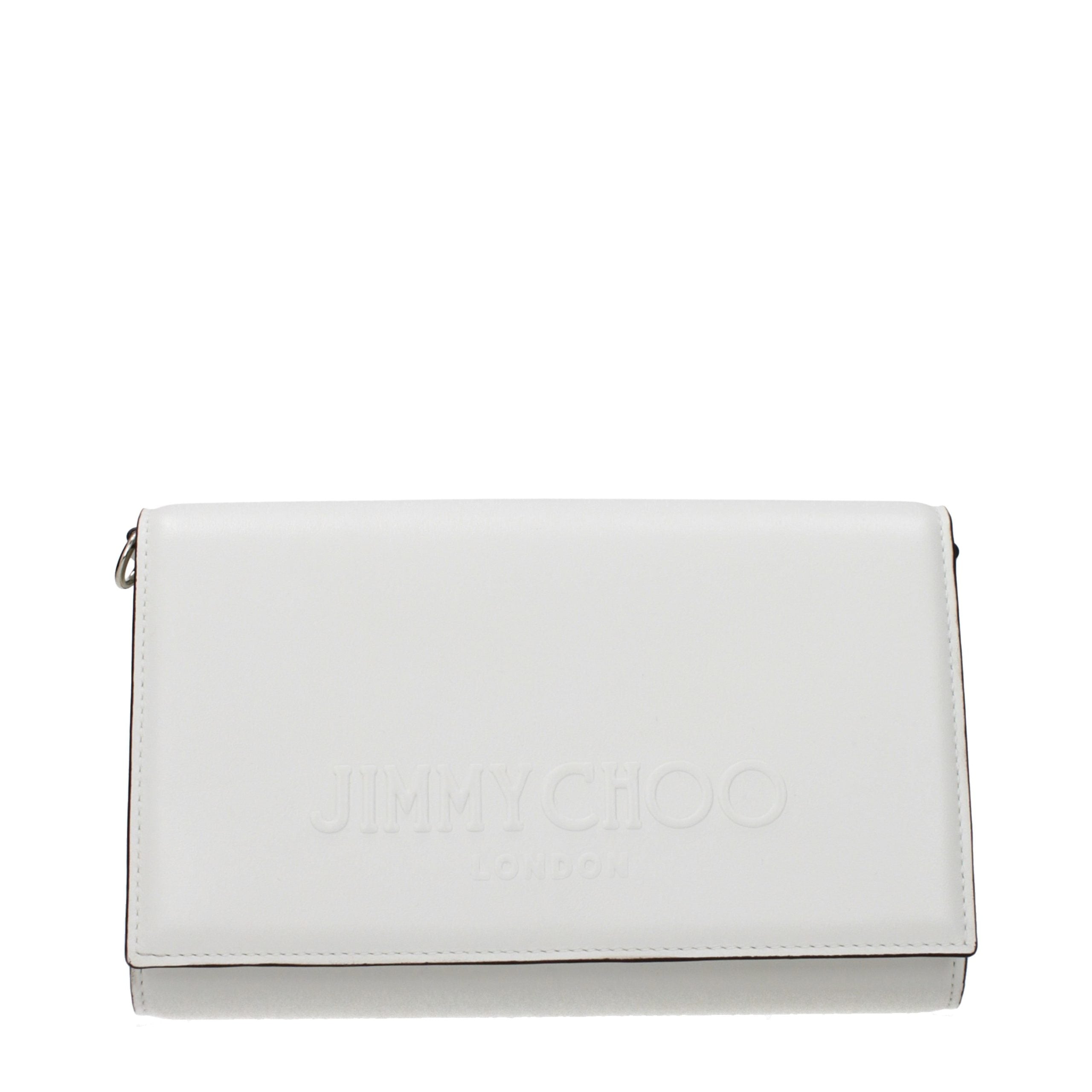 Jimmy Choo clutch in wit leer Jimmy Choo