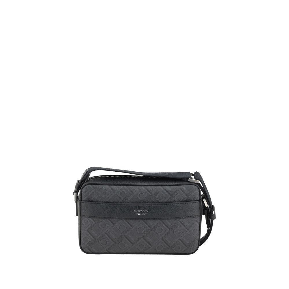 Ferragamo Black Polyethylene Shoulder Bag Ferragamo