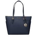 Michael Kors schoudertas in blauw leer Michael Kors