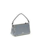 Valentino Garavani Blue Calf Leather Bos Taurus Shoulder Bag Valentino Garavani