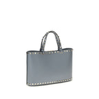 Valentino Garavani Blue Calf Leather Bos Taurus Shoulder Bag Valentino Garavani
