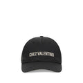 Valentino Garavani Black Cotton Cap (Baseball Hat) Valentino Garavani