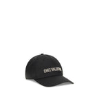 Valentino Garavani Black Cotton Cap (Baseball Hat) Valentino Garavani