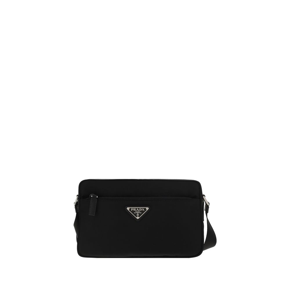 Prada Black Nylon Shoulder Bag Prada