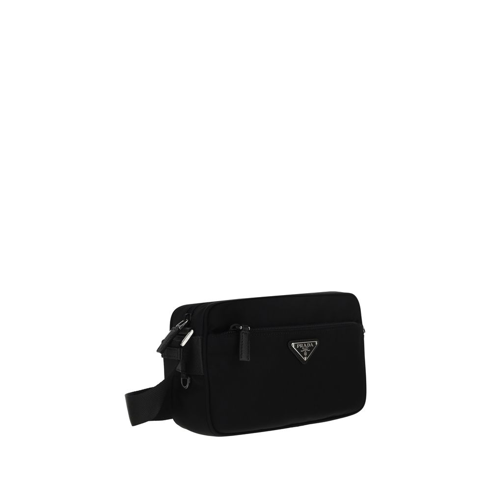 Prada Black Nylon Shoulder Bag Prada