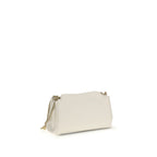 Prada White Calf Leather Bos Taurus Shoulder Bag Prada