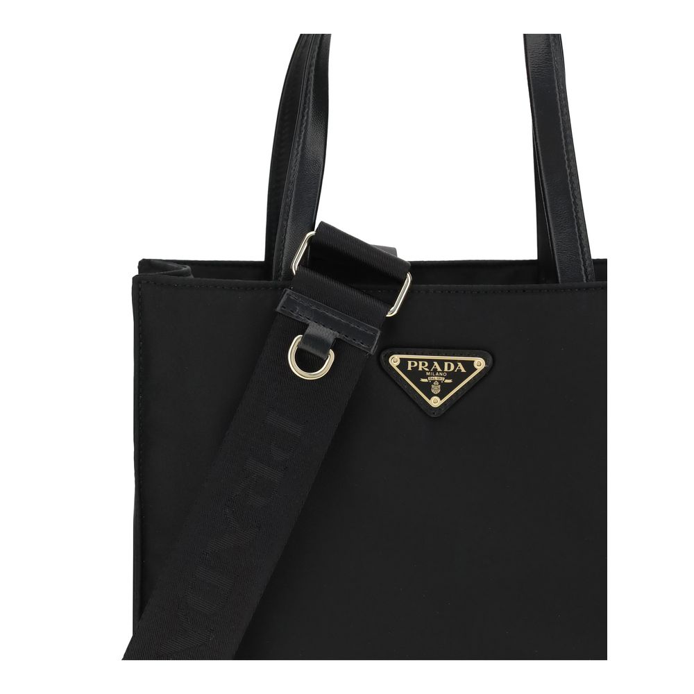 Prada Black Recycled Polyamide Shoulder Bag Prada