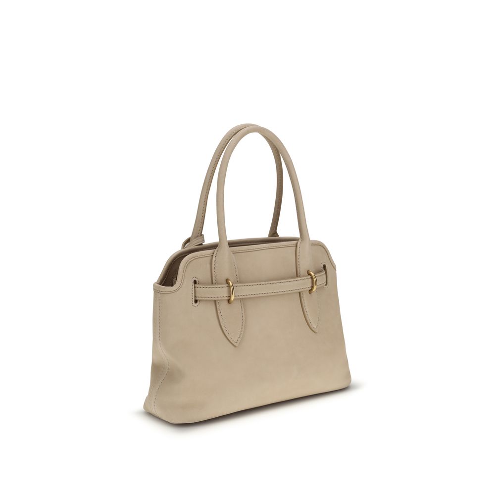 Miu Miu handtas van beige lamsleer Miu Miu
