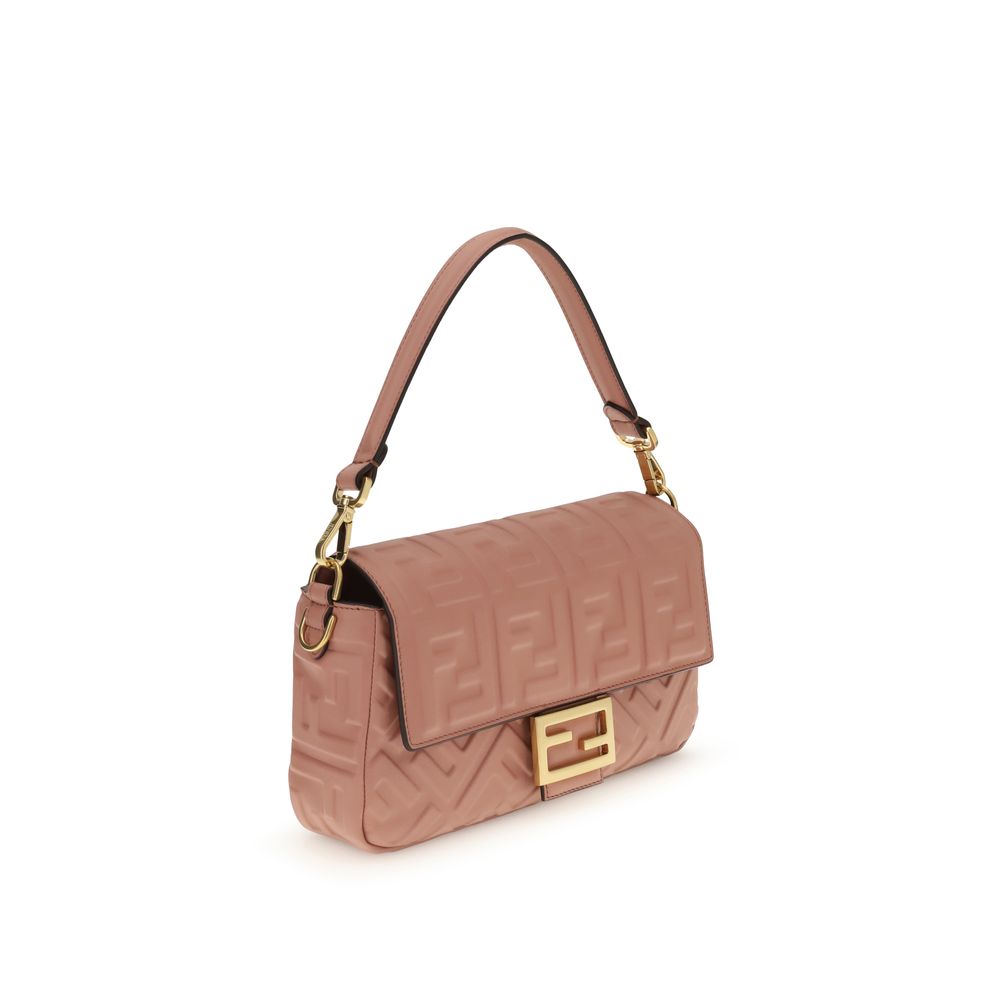 Fendi schoudertas van roze kalfsleer Fendi