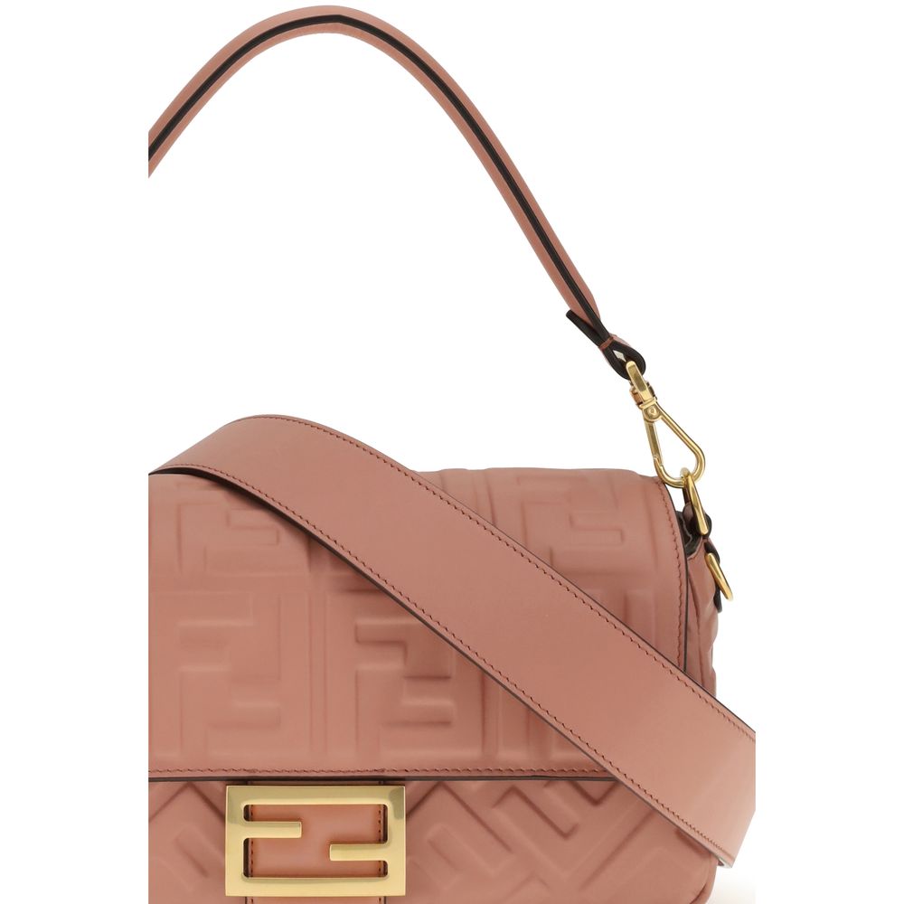 Fendi schoudertas van roze kalfsleer Fendi