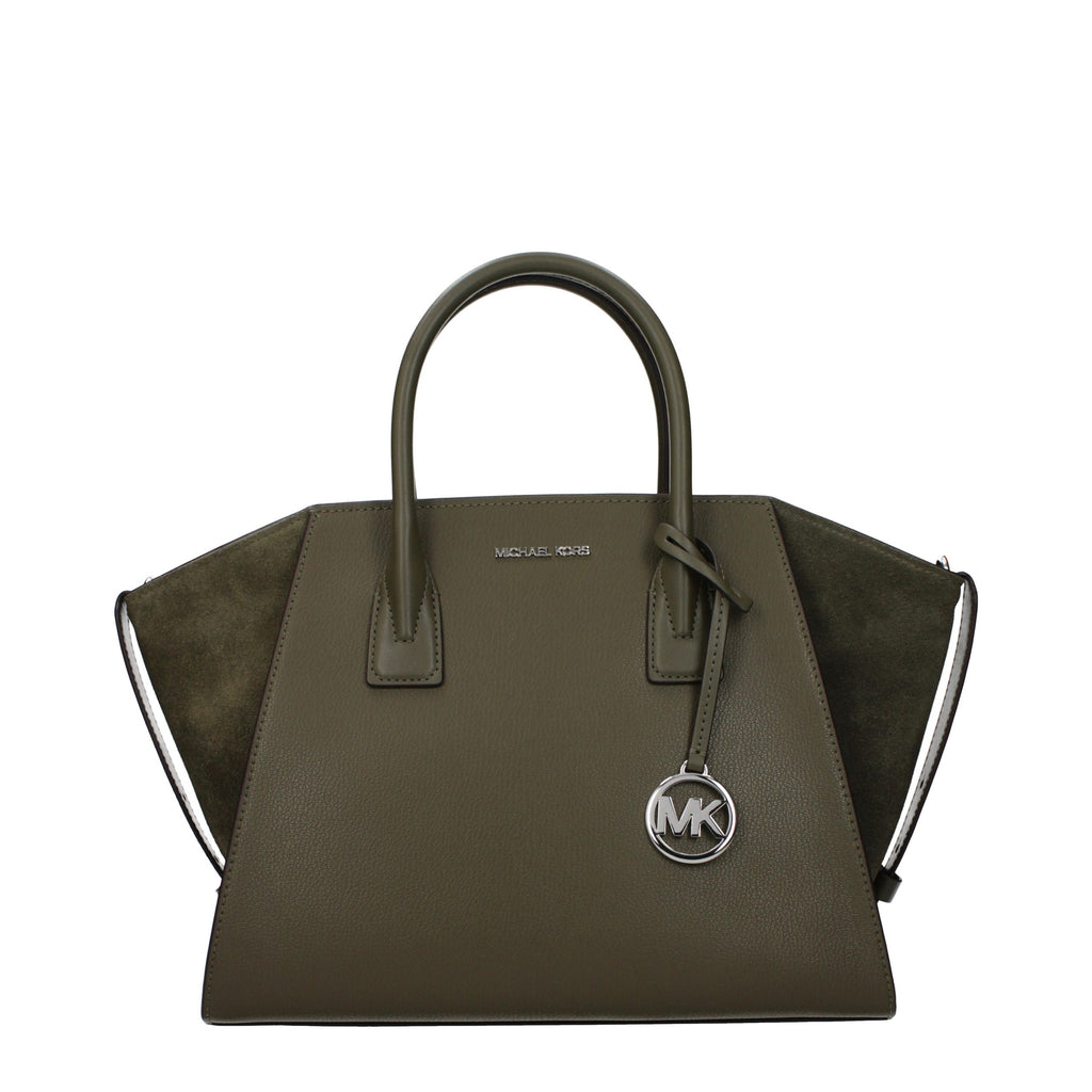 Michael Kors handtas in groen leer Michael Kors