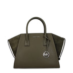 Michael Kors handtas in groen leer Michael Kors