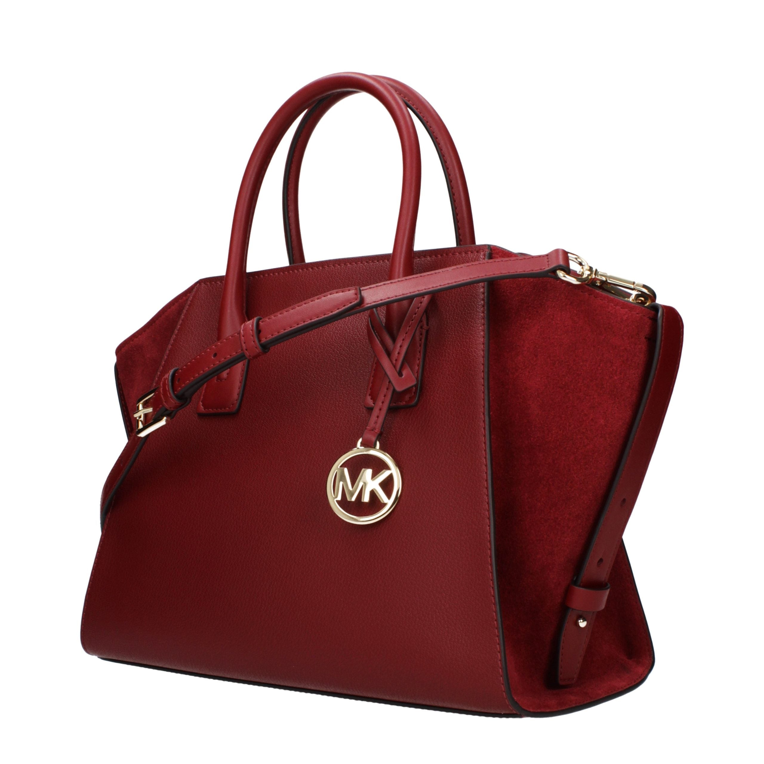 Michael Kors handtas in rood leer Michael Kors