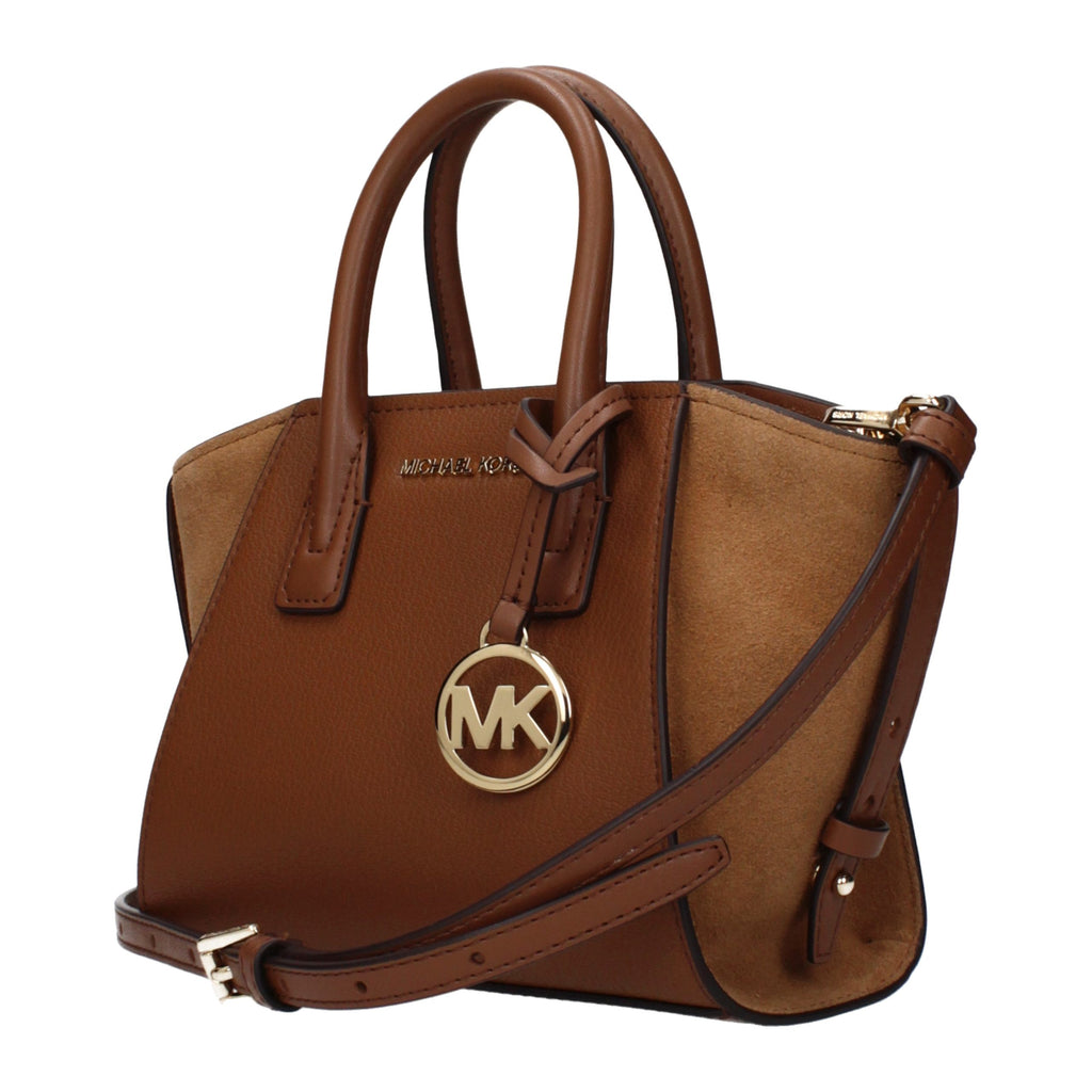 Michael Kors handtas in bruin leer Michael Kors