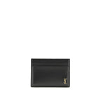 Saint Laurent Black Calf Leather Bos Taurus Wallet Saint Laurent