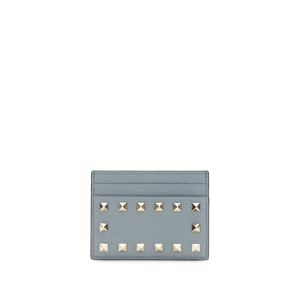 Valentino Garavani Blue Calf Leather Bos Taurus Wallet Valentino Garavani