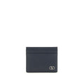 Valentino Garavani Blue Calf Leather Bos Taurus Wallet Valentino Garavani
