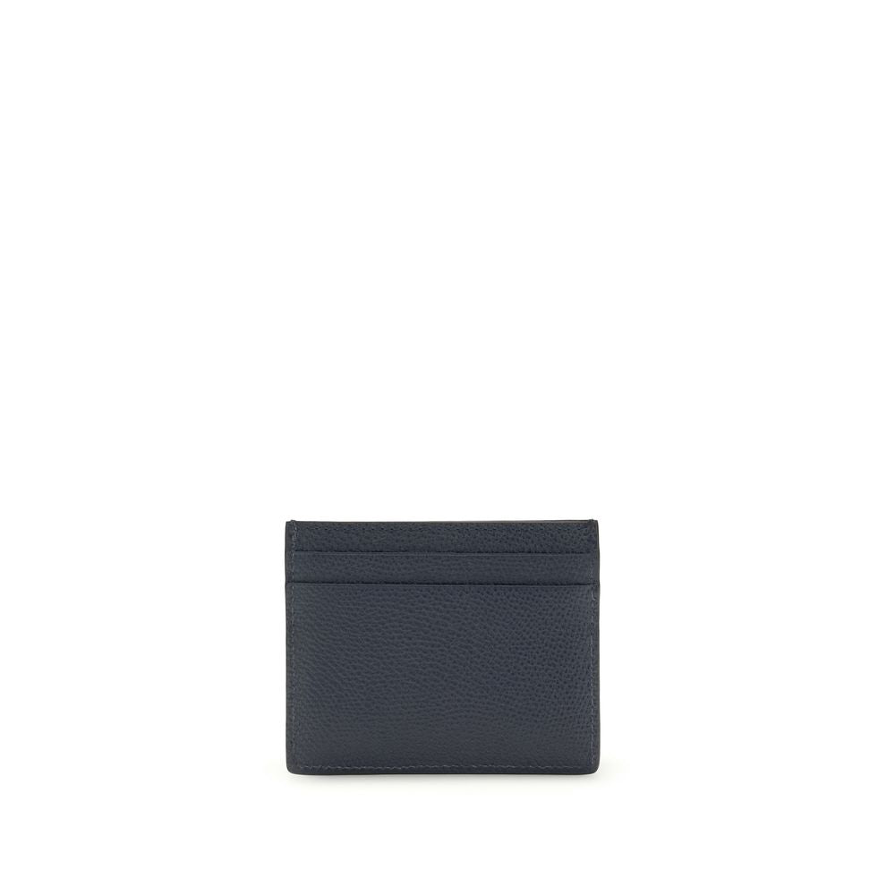 Valentino Garavani Blue Calf Leather Bos Taurus Wallet Valentino Garavani