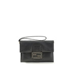 Fendi Black Calf Leather Bos Taurus Shoulder Bag Fendi