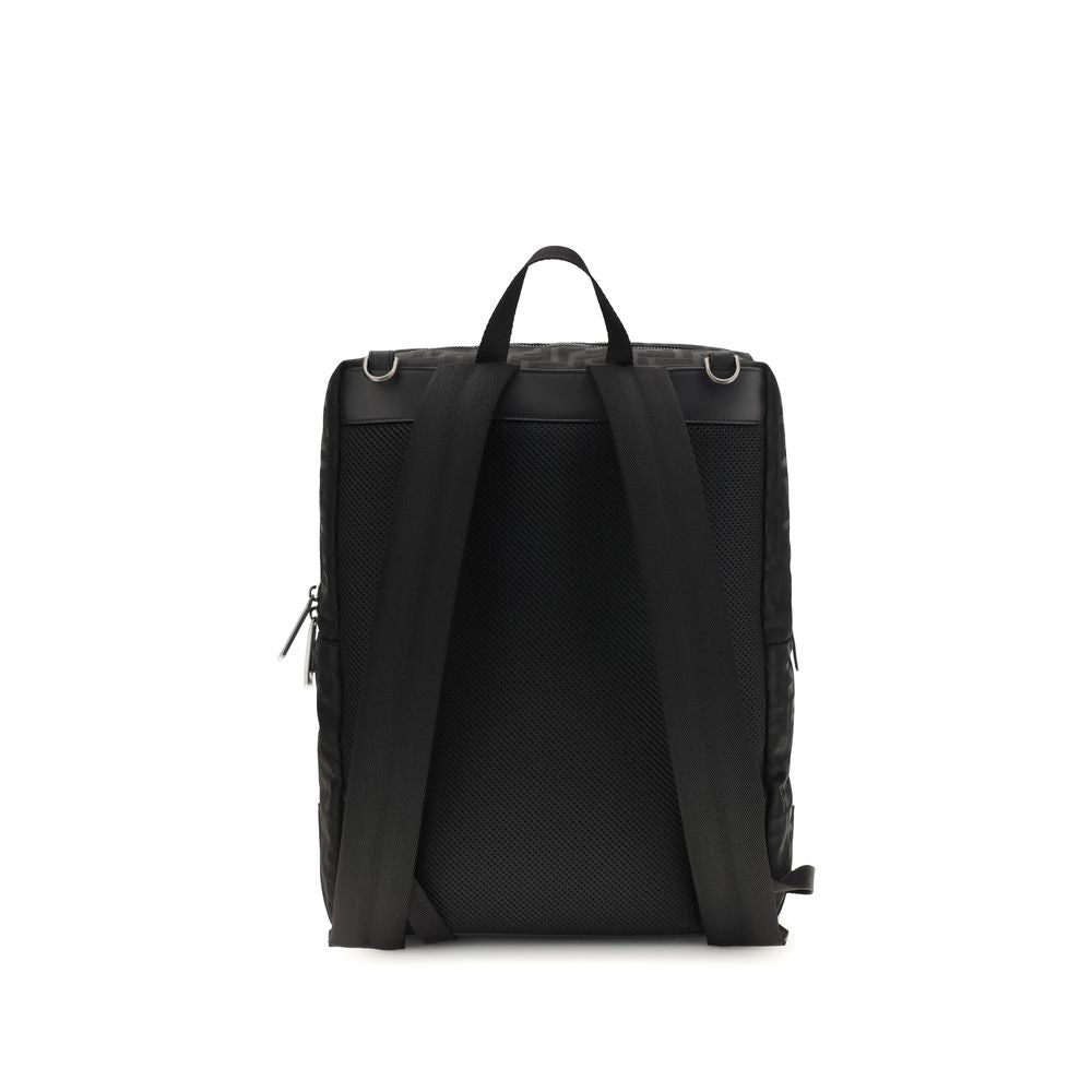 Fendi Black Nylon Backpack Fendi