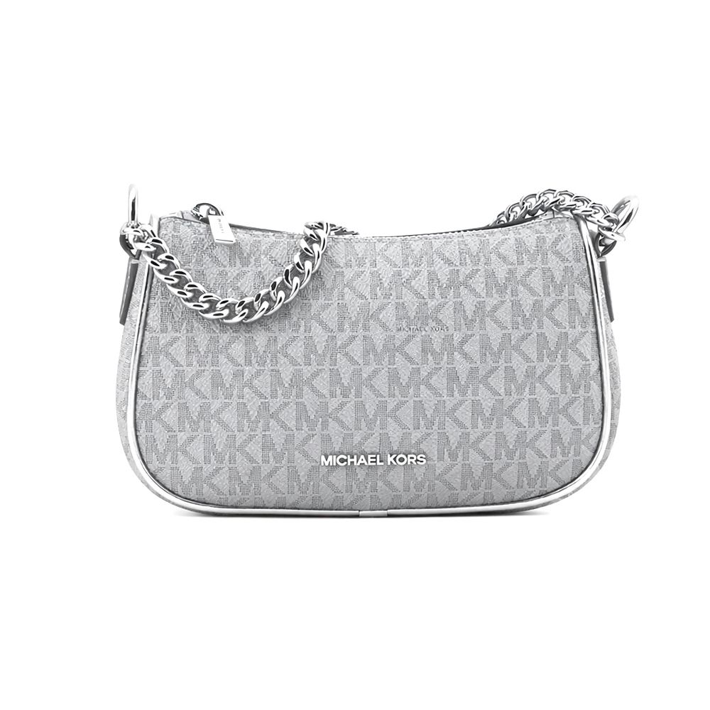 Michael Kors Gray Canvas Shoulder Bag Michael Kors