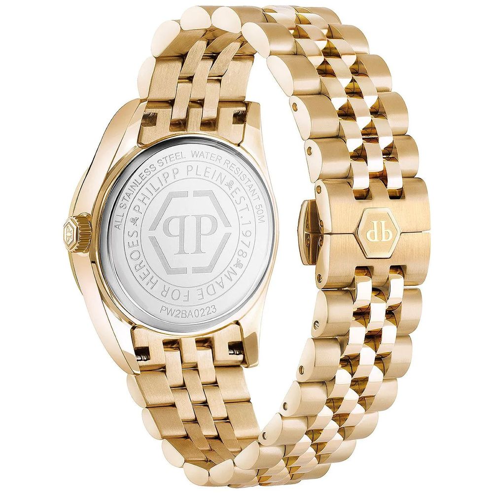 Philipp Plein Gold Stainless Steel Dress Watch Philipp Plein