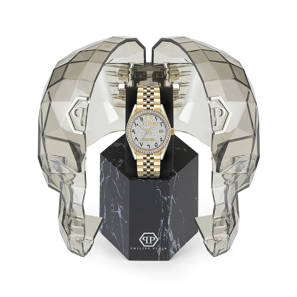 Philipp Plein Gold Stainless Steel Dress Watch Philipp Plein