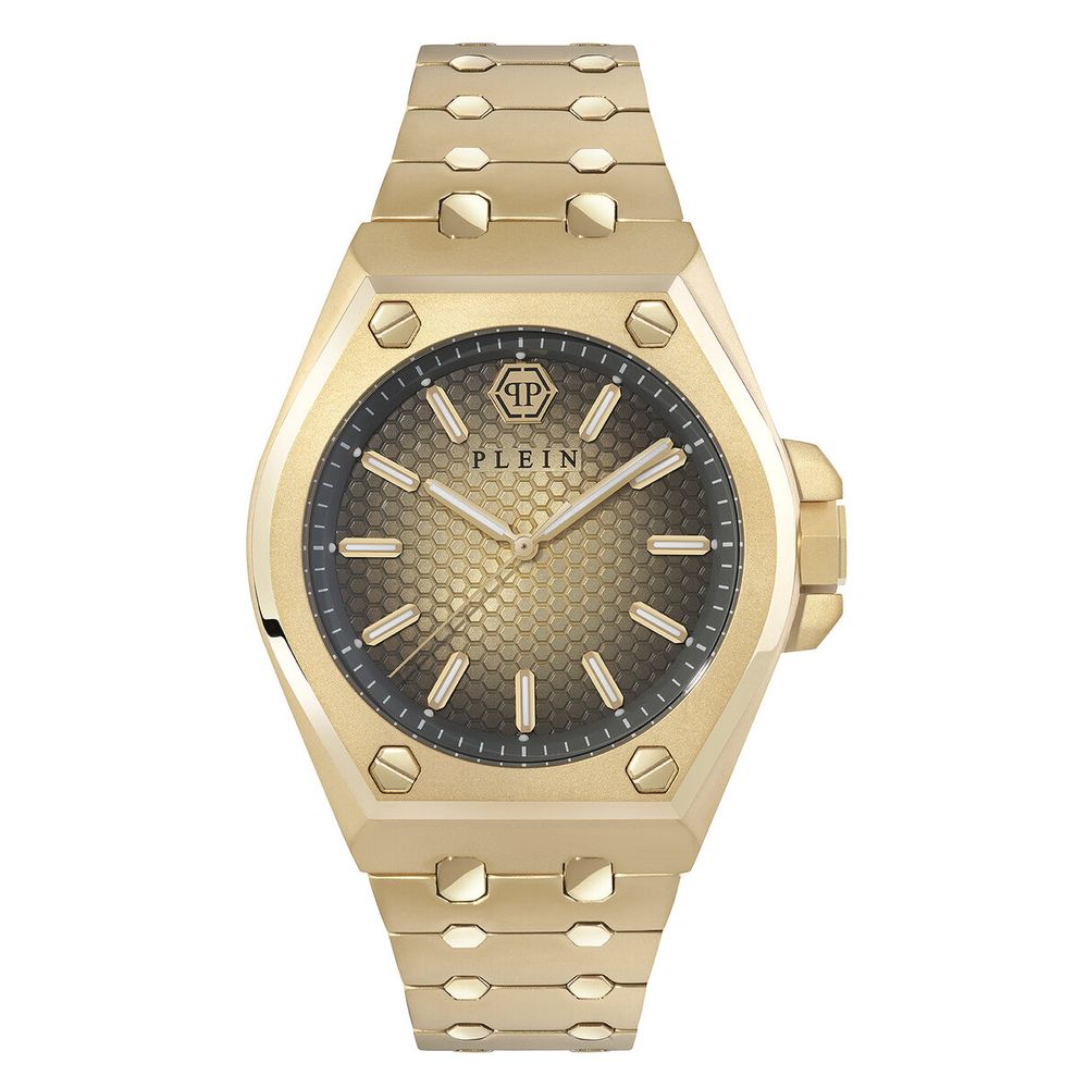 Philipp Plein Gold Stainless Steel Dress Watch Philipp Plein