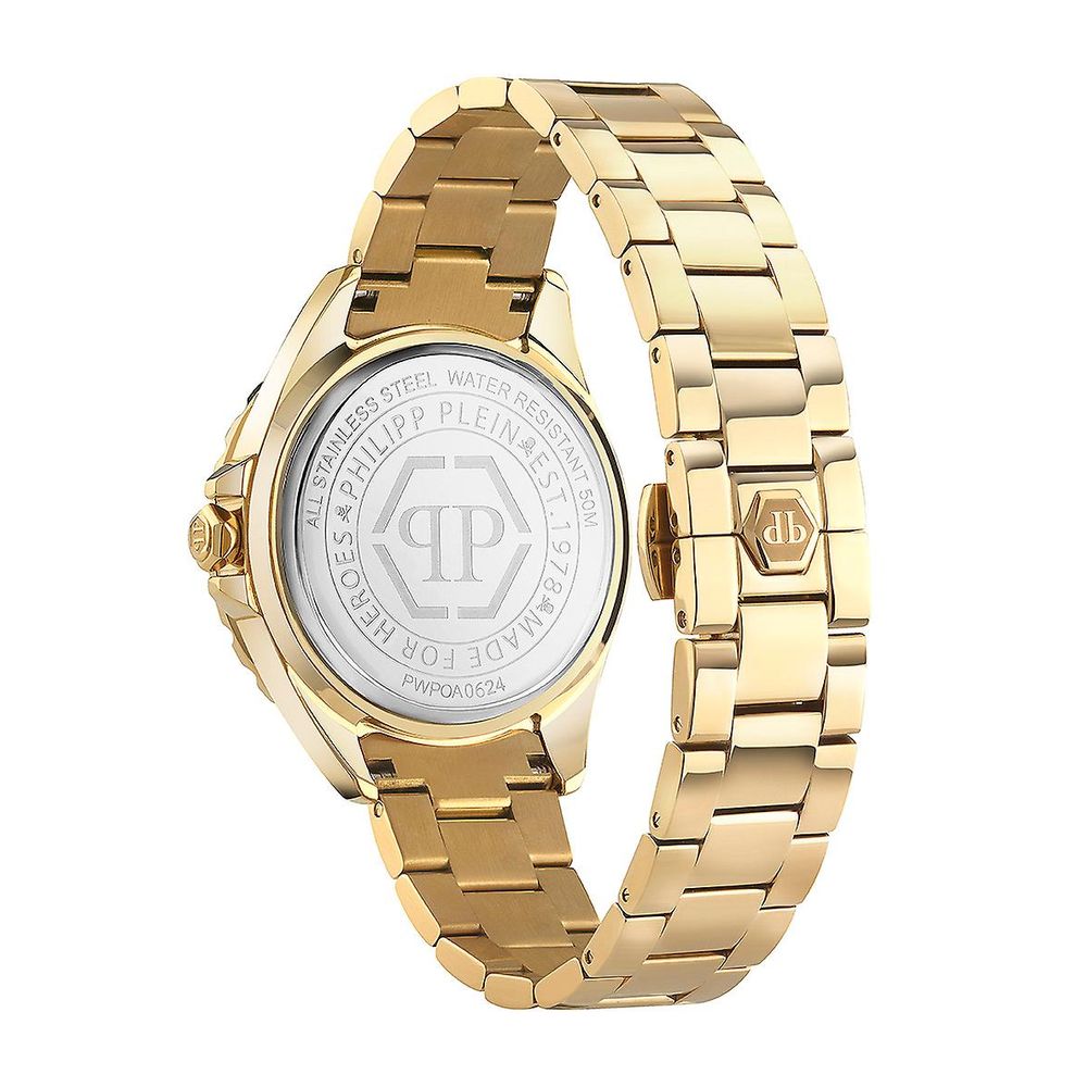 Philipp Plein Gold Stainless Steel Dress Watch Philipp Plein