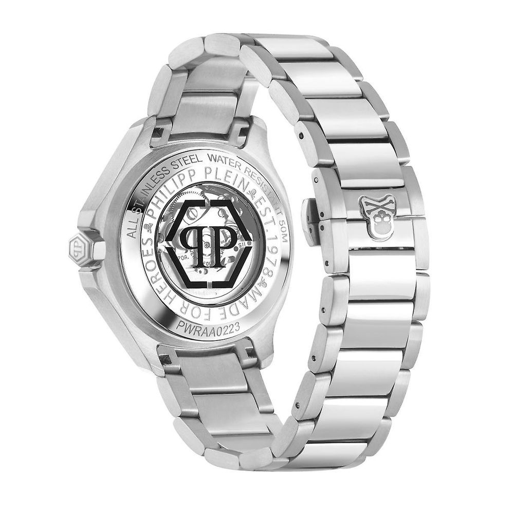 Philipp Plein Gray Stainless Steel Dress Watch Philipp Plein