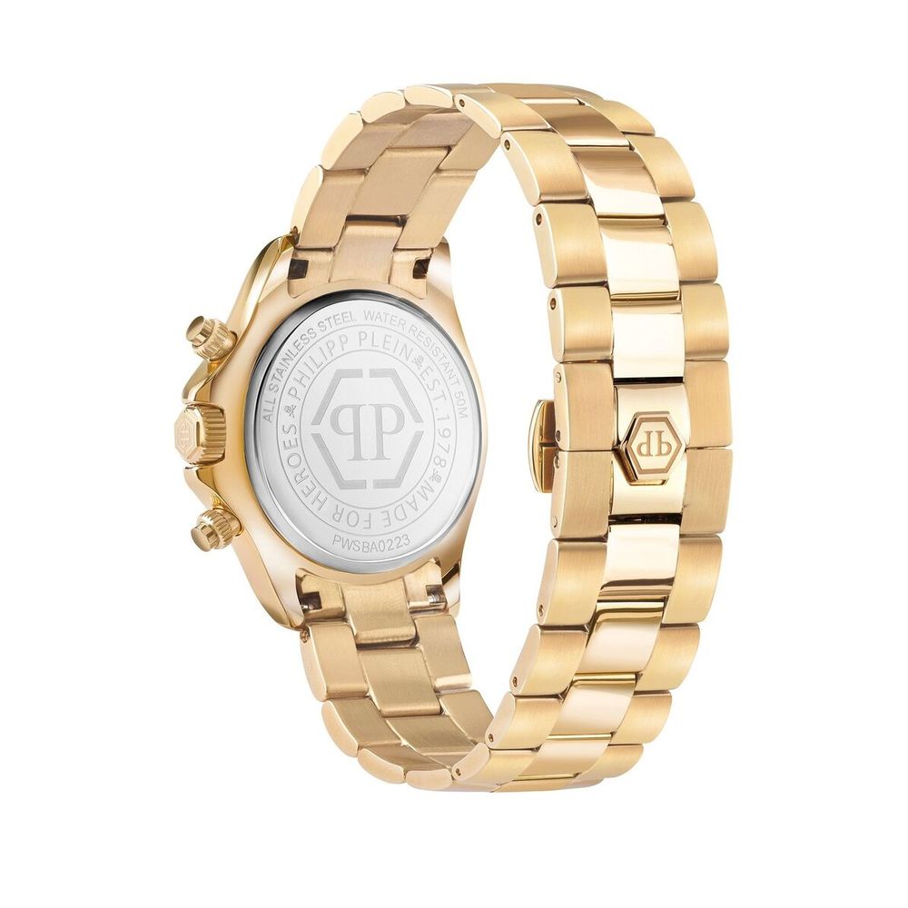 Philipp Plein Gold Stainless Steel Dress Watch Philipp Plein