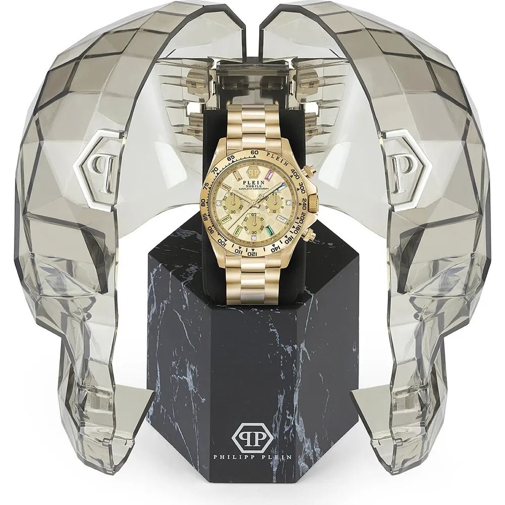 Philipp Plein Gold Stainless Steel Dress Watch Philipp Plein