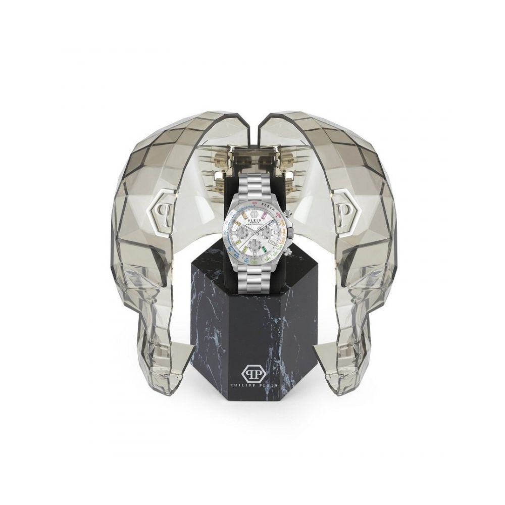 Philipp Plein Gray Stainless Steel Dress Watch Philipp Plein