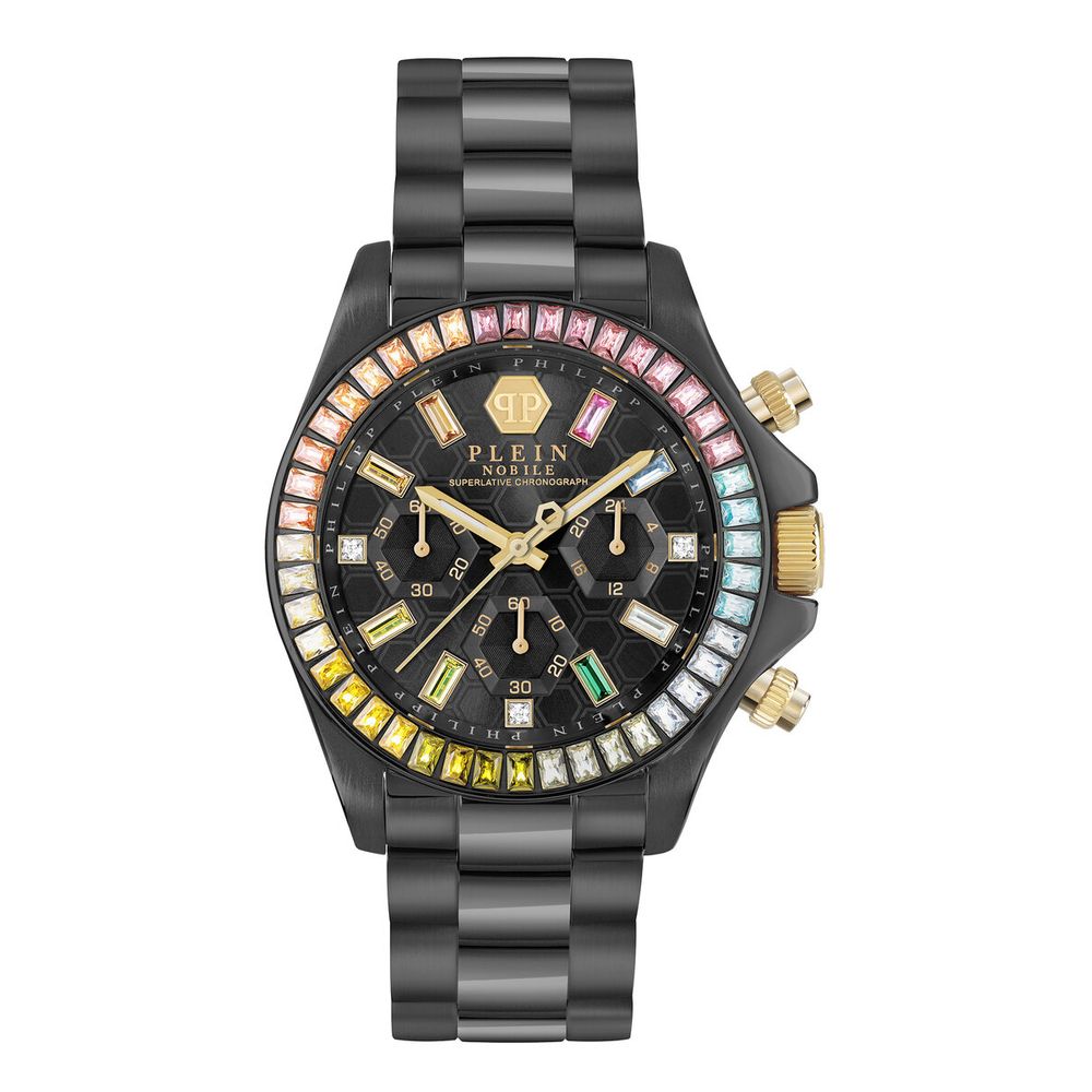 Philipp Plein Black Stainless Steel Dress Watch Philipp Plein
