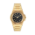 Versace Gold Stainless Steel Dress Watch Versace