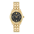 Versace Gold Stainless Steel Dress Watch Versace