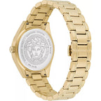 Versace Gold Stainless Steel Dress Watch Versace